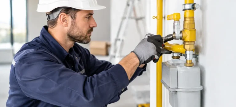 Instalación de gas natural en una reforma segura