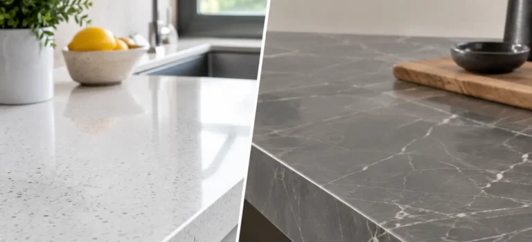 Encimera de cuarzo versus porcelánico: ¿cuál elegir?
